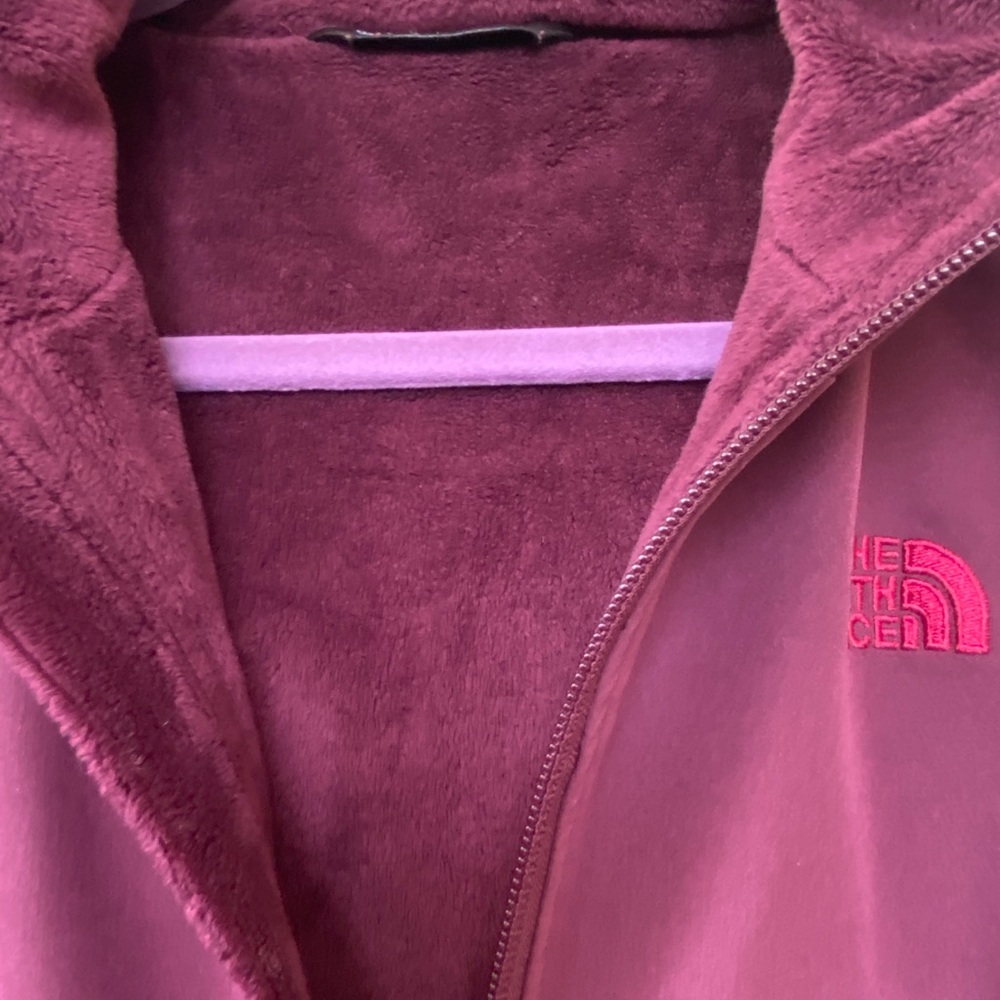 The northern face woman’s SHLBERSCHL  hoodie standard s/m Radishes burgundy - Picture 11 of 12